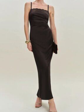 tyler satin dress reformation reformation tyler satin dress